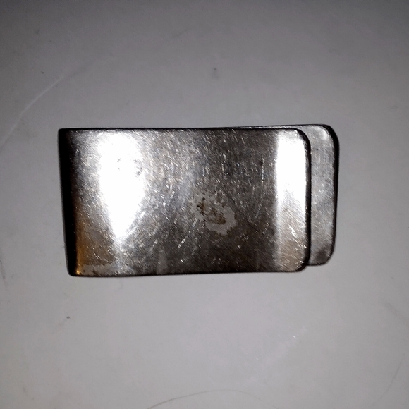 Vintage Sterling Silver turquoise money clip - Picture 5 of 6